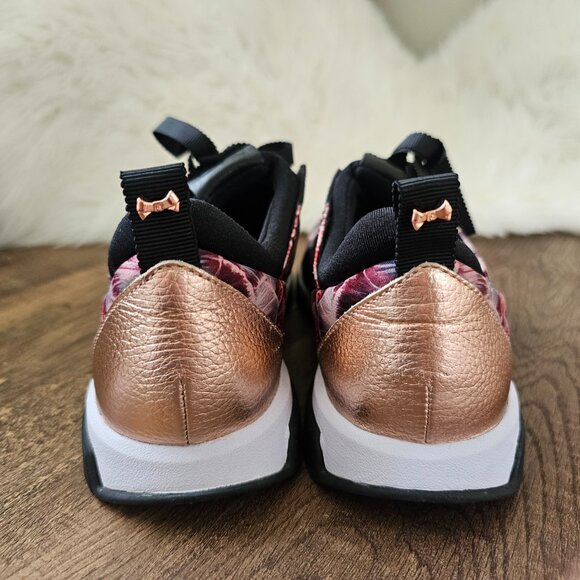 Ted Baker London Cepap 2 Textile Floral Trainers Sneakers Shoes, 6, Tranquility - Picture 4 of 11